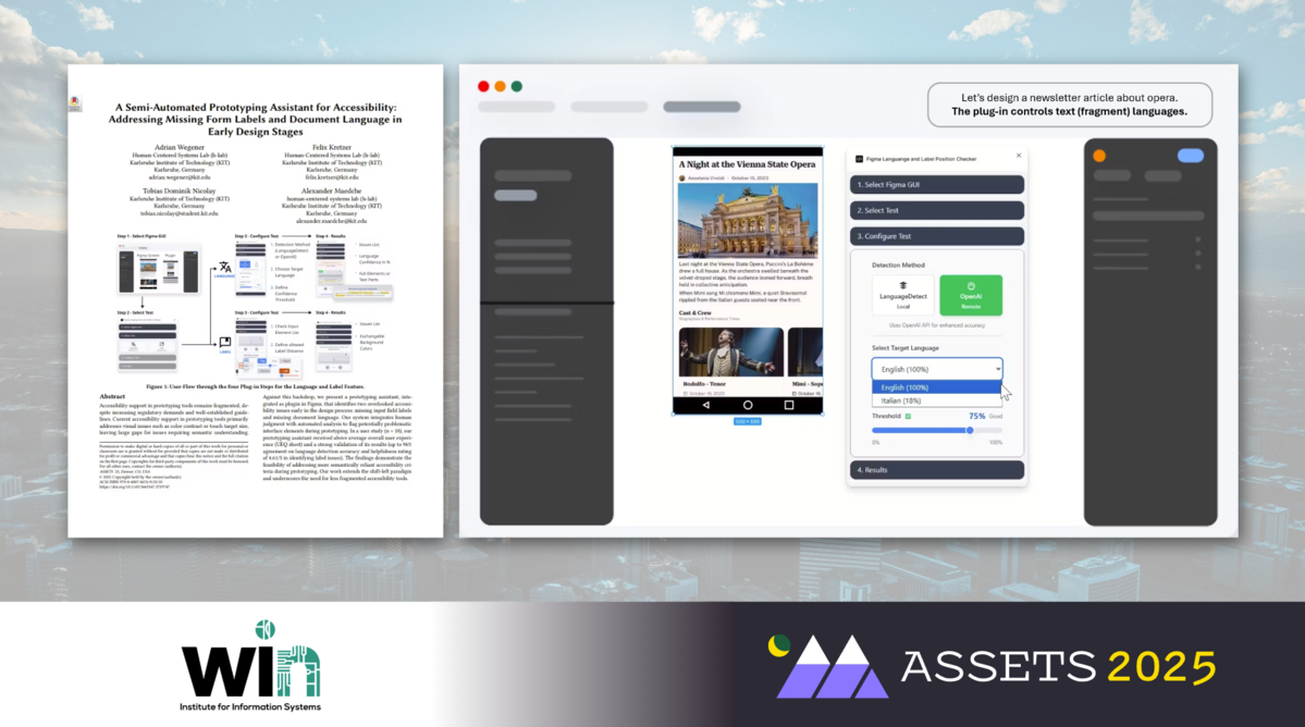 Participation at ASSETS 2025 Conference