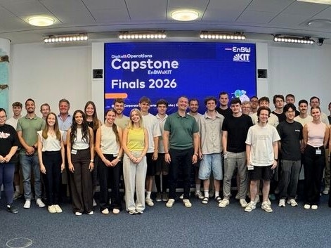 Designing Interactive Systems Capstone Finals: Students Present Results at EnBW for Sales & Service in the Agentic Era 