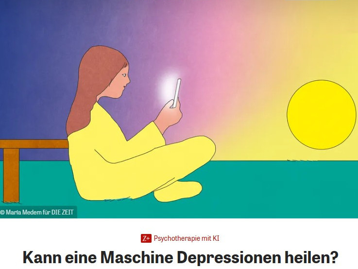 Can a machine treat depression? ZEIT-article about research done at h-lab