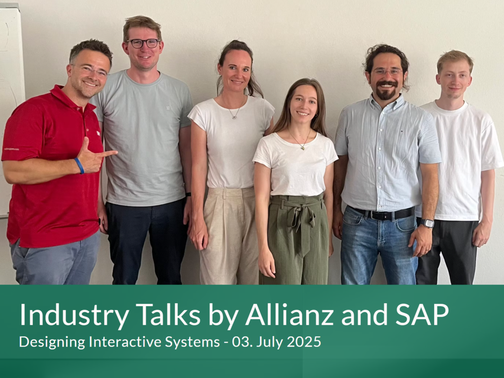 Two Industry Talks@Designing Interactive Systems Lecture  