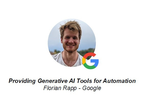 Industry Talk by Florian Rapp from Google Cloud